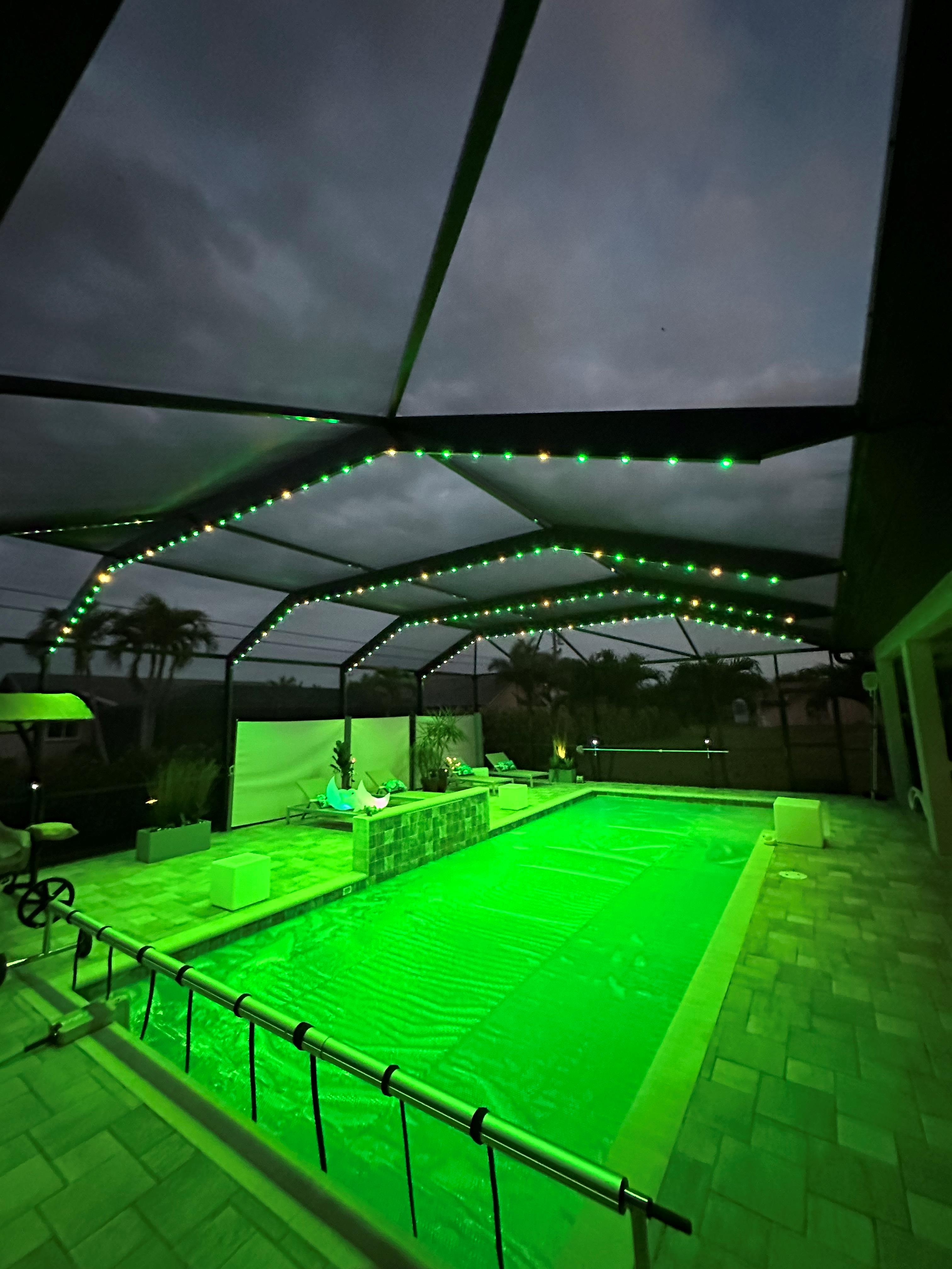 Green Pool/Lanai Lighting